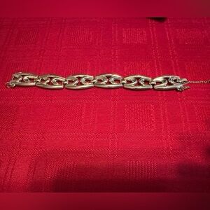 Vintage Monet Gold Tone Chain Link Bracelet Fashion Jewelry